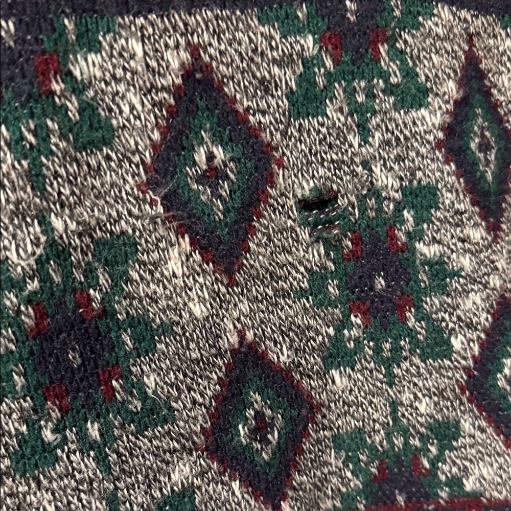 Men's Multicolor Patterned Sweater - Picture 2 of 3